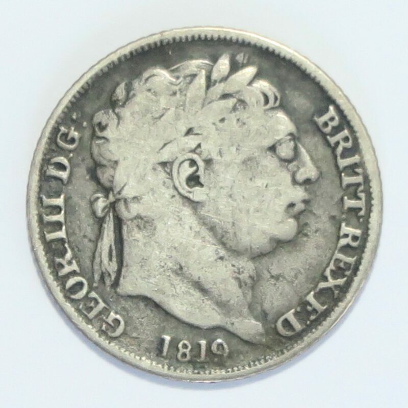 1819 Sixpence, Small 8 variety