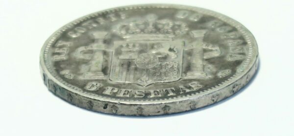 Alfonso XIII, 5 Pesetas 1891