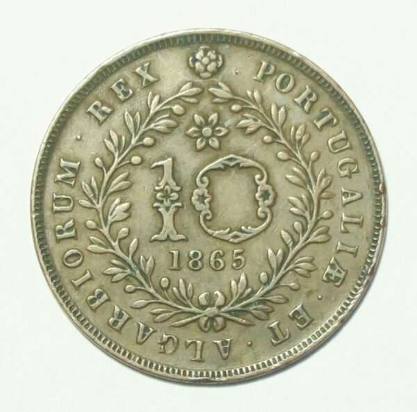 Azores 10 reis 1865, Portuguese Colony