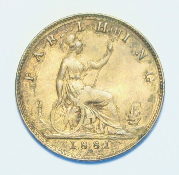 1881 Farthing aUNC-EF