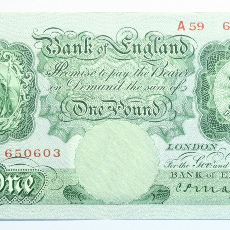 One Pound, Mahon 1928-29, gEF-aUNC