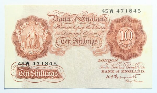 Ten Shillings, Peppiatt 1934-39