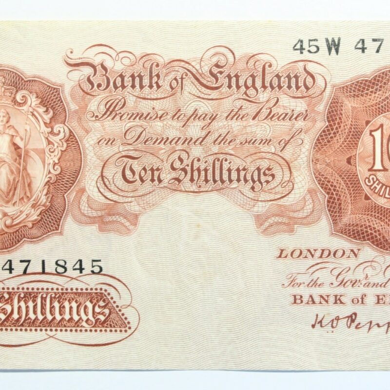 Ten Shillings, Peppiatt 1934-39