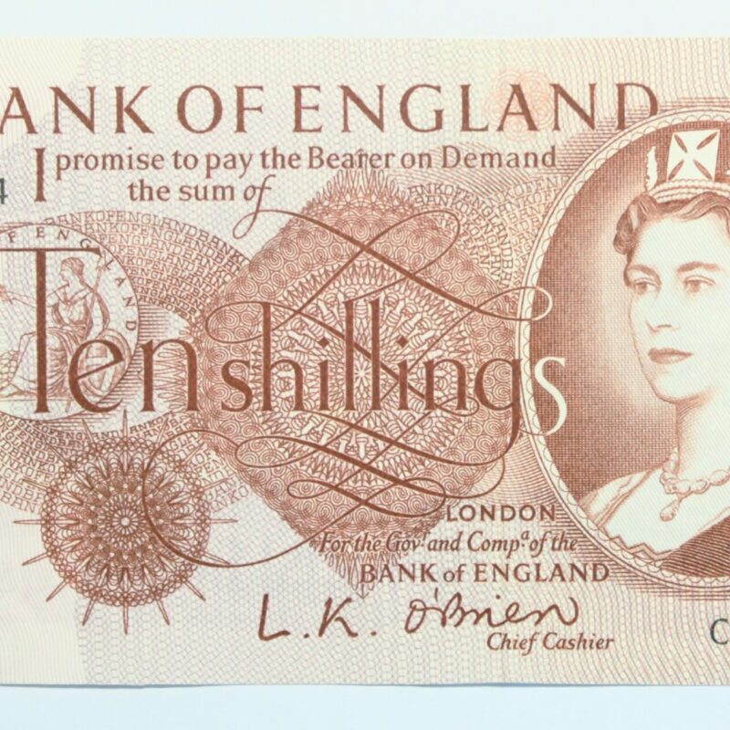 10 Shillings 1961-62, O'Brien