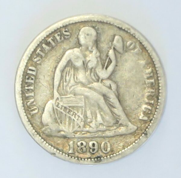 1890 Seated Liberty Dime