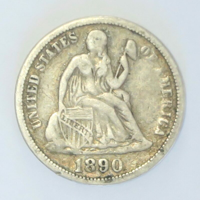 1890 Seated Liberty Dime