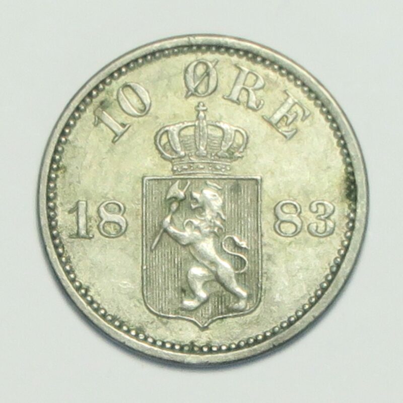 Norway 10 Ore 1883 EF