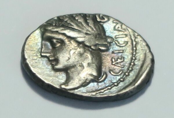 Cassius, AR Denarius, Rome B.C. 102