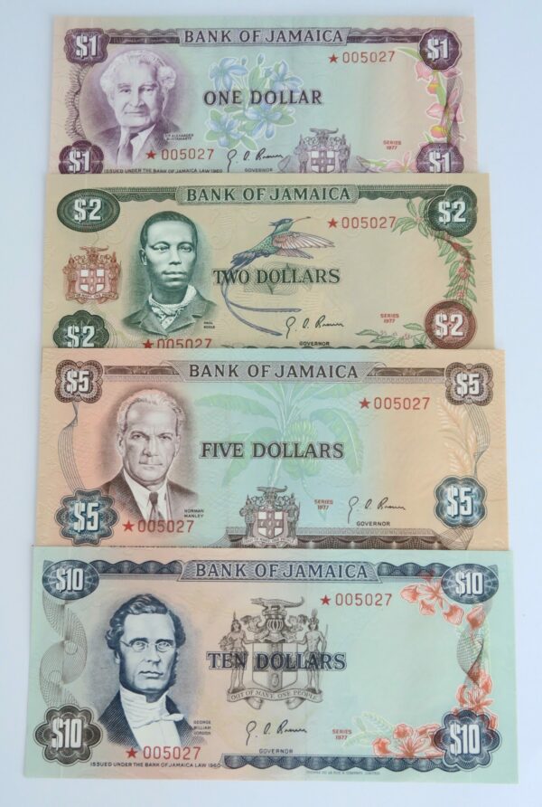 Jamaica Banknote & F.D.C Set