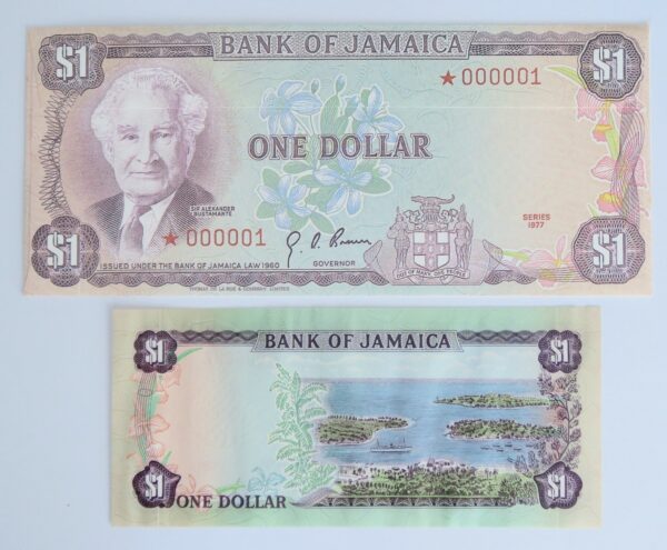 Jamaica Banknote & F.D.C Set