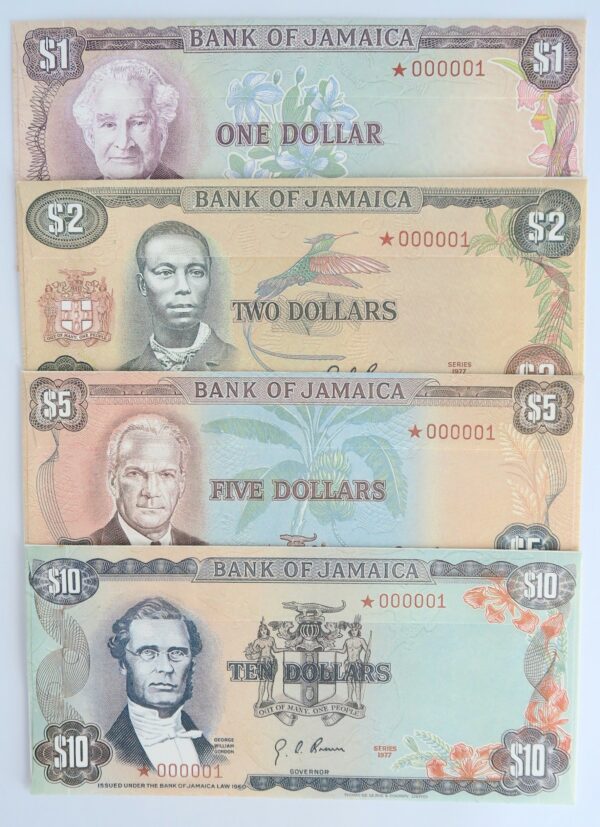 Jamaica Banknote & F.D.C Set