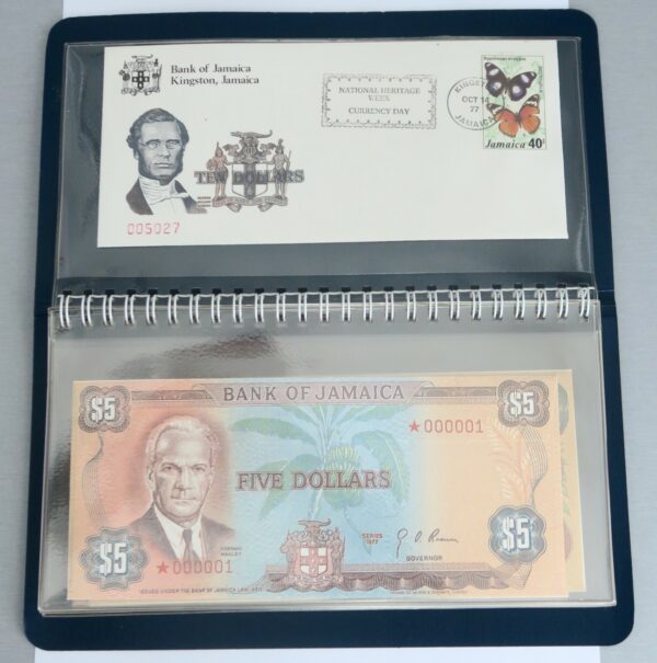 Jamaica Banknote & F.D.C Set