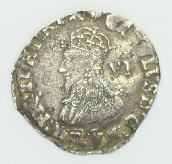 Charles I Sixpence 1636-8