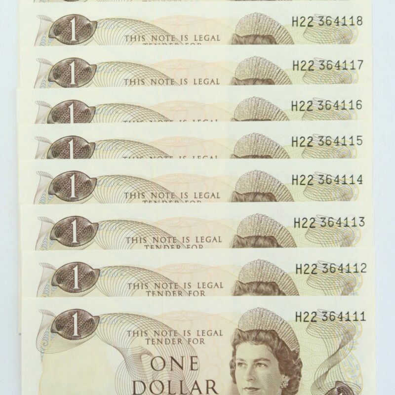$1 Hardie 10 x consecutive numbers
