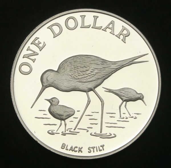 Black Stilt Silver Dollar