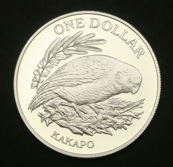 Silver Kakapo Dollar 1986