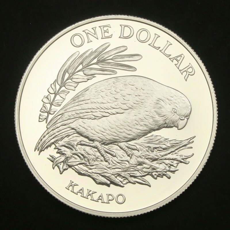 Silver Kakapo Dollar 1986