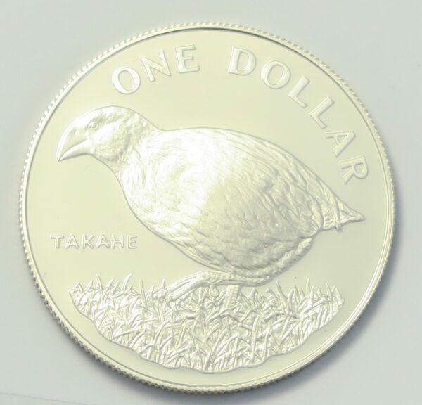 Takahe Silver Proof Dollar