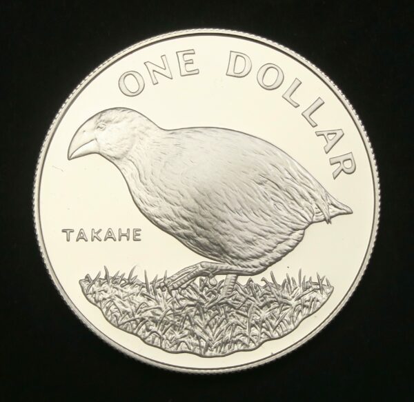 Takahe Silver Proof Dollar