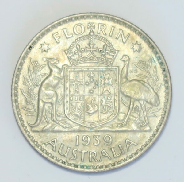 Australia 1939 Florin, scarce