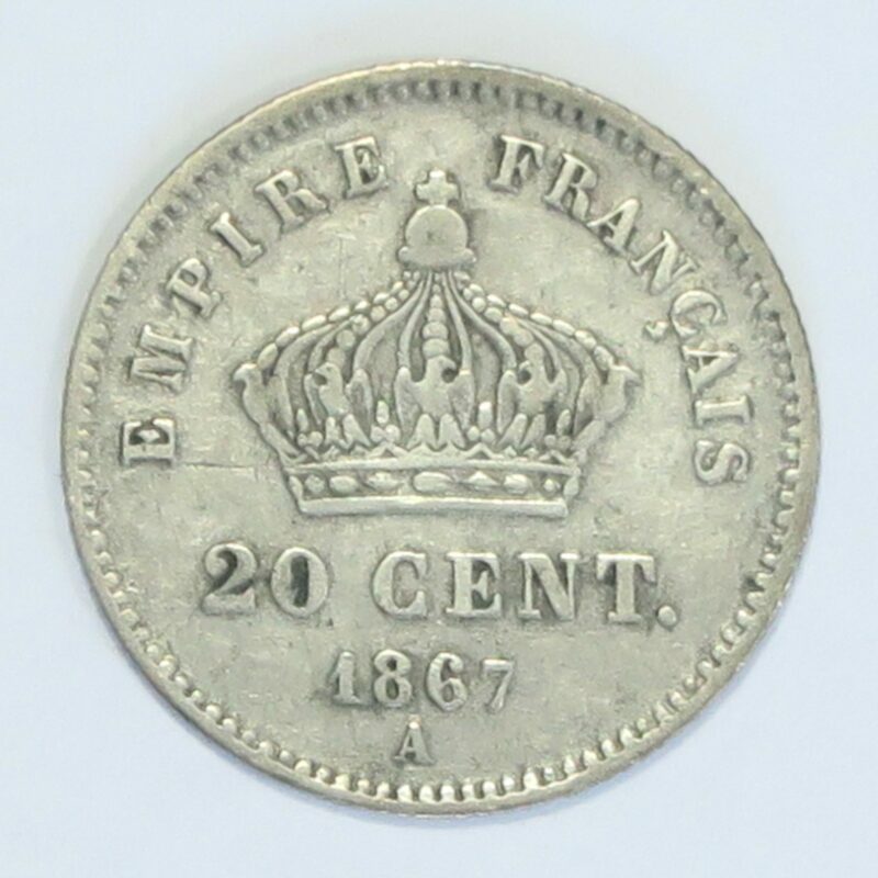 20 Centimes 1867A.