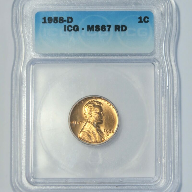 1958D Lincoln Cent MS67