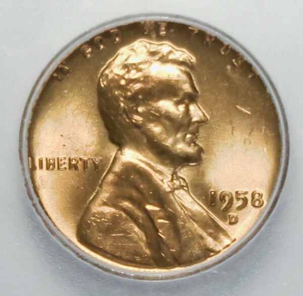 1958D Lincoln Cent MS67