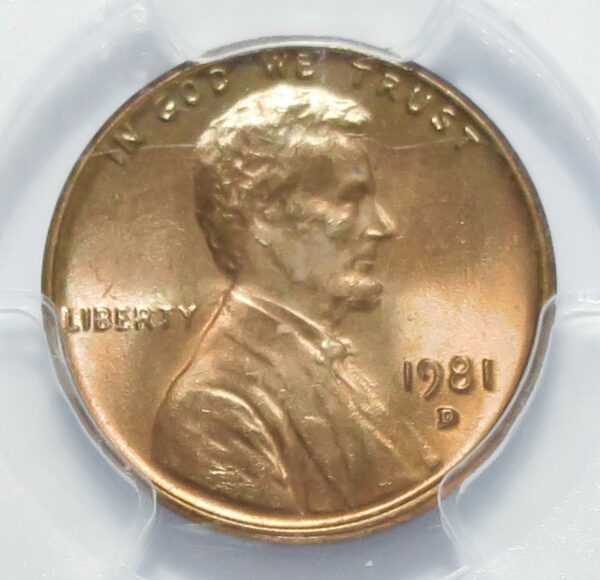 Memorial Cent 1981-D MS65