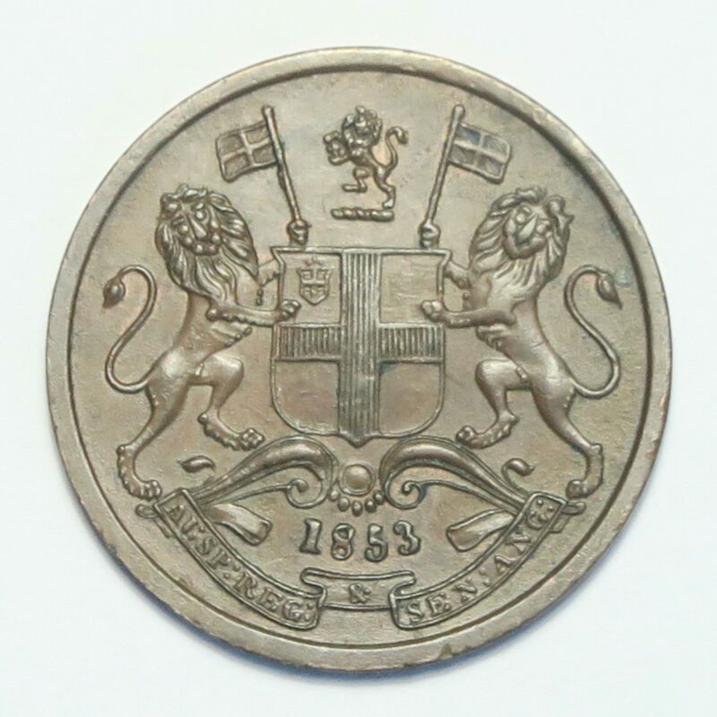 East India Co 1/2 Pice 1853