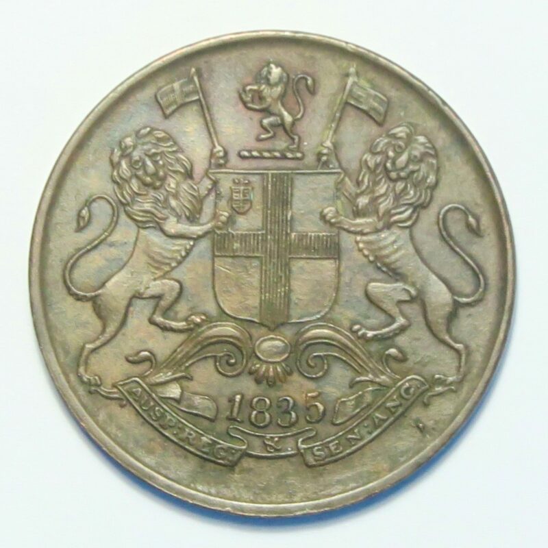 India 1/4 Anna 1835, EF