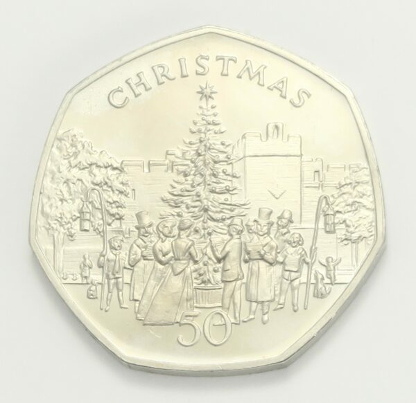 Isle of Man 50 Pence Christmas