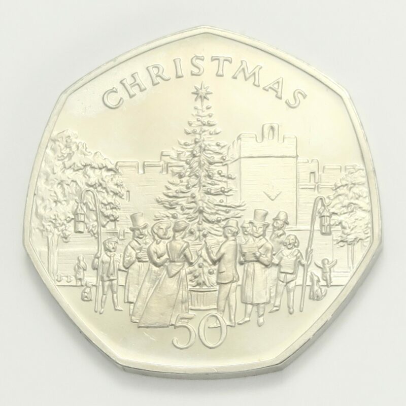 Isle of Man 50 Pence Christmas