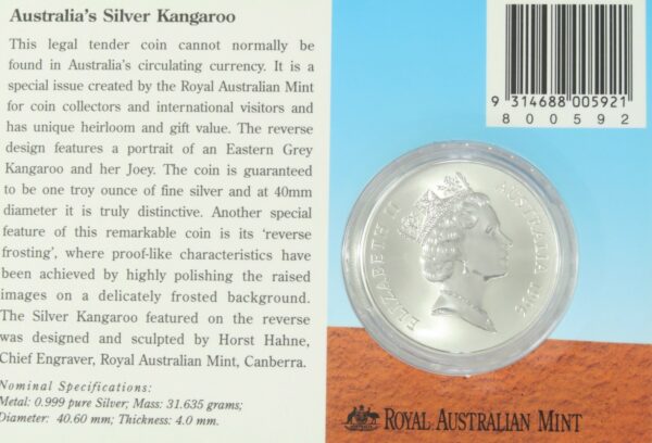 1996 Silver Kangaroo