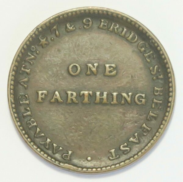 J.Arnot Farthing Belfast 1841