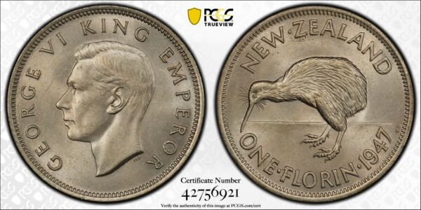 1947 Florin, Choice Unc