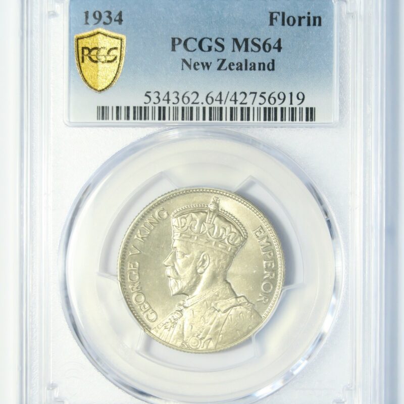 1934 Florin, Choice Unc
