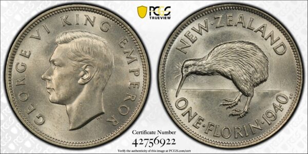 1940 Florin, Choice Unc