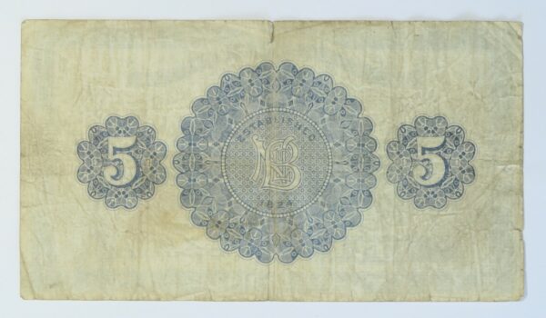Northern Bank 5 Pounds 1940