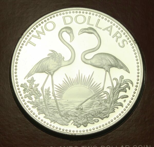 Bahamas $2 Silver Proof 1976