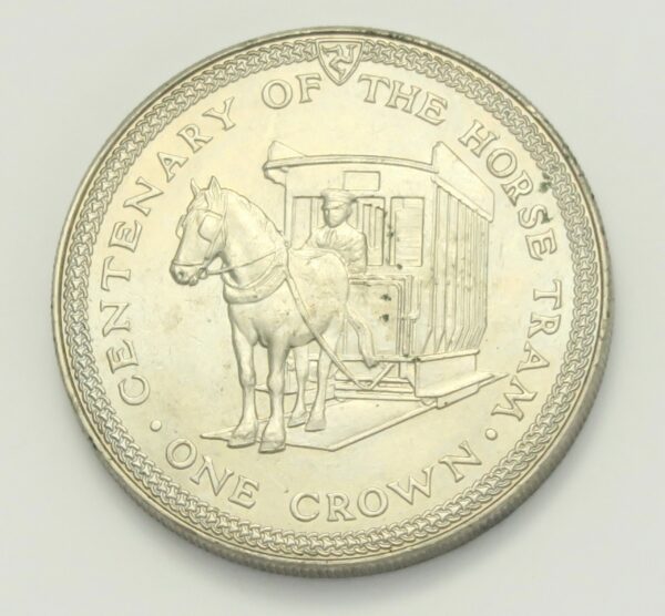 Isle of Man crown 1976