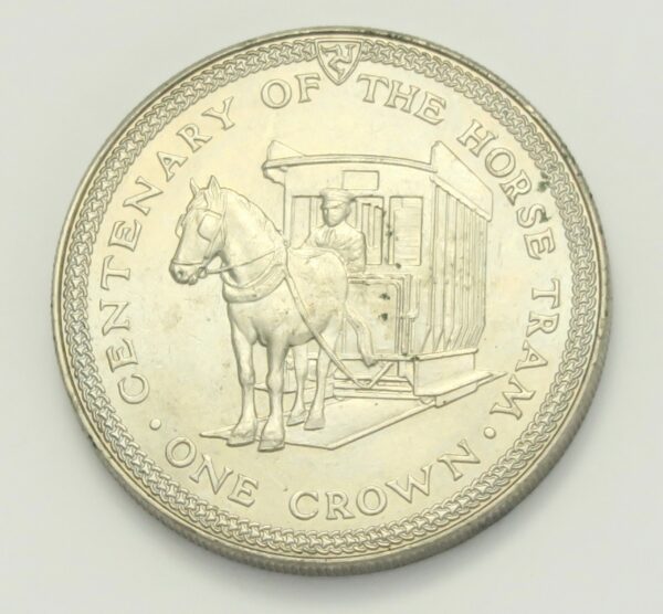 Isle of Man crown 1976