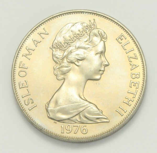 Isle of Man crown 1976