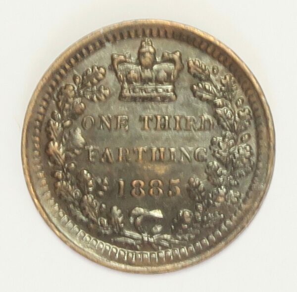 Victoria 1/3 Farthing 1885