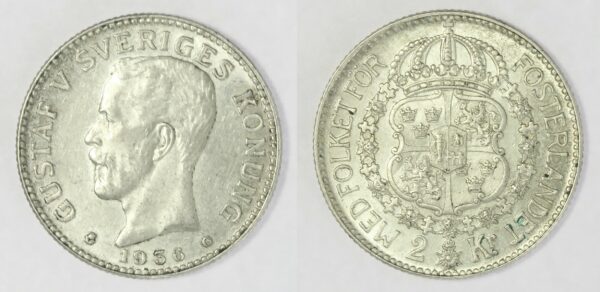 Sweden 2 Kronor 1936