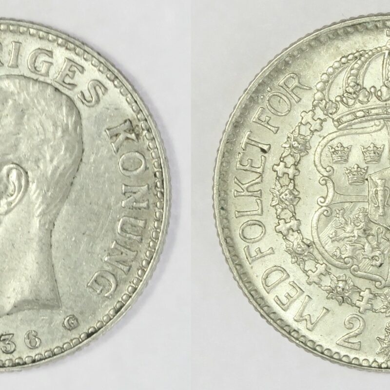 Sweden 2 Kronor 1936