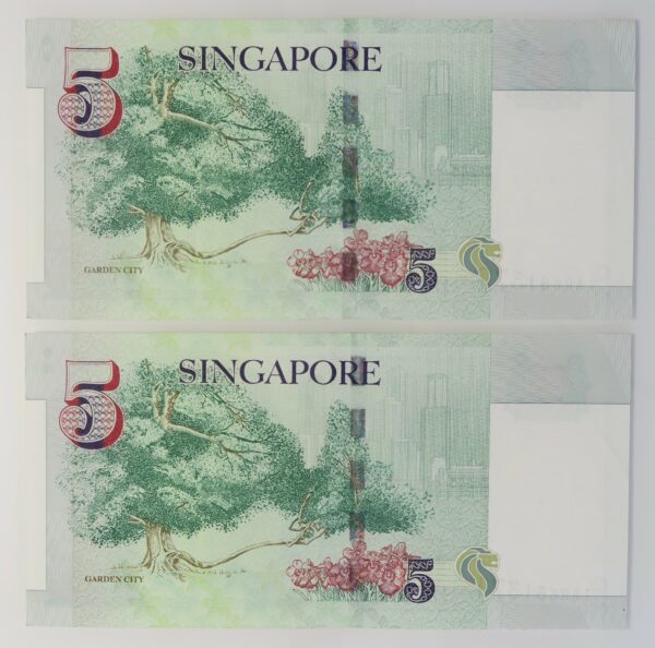 Singapore $5 Pair 1999