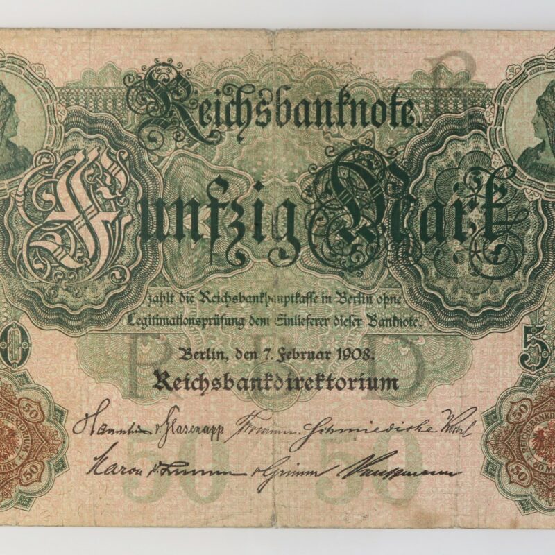 Reichsbanknote 50 Marks 1908