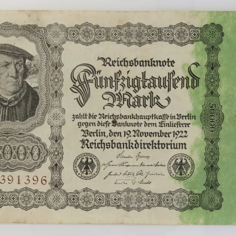 Reichsbanknote 50,000 Marks 1922