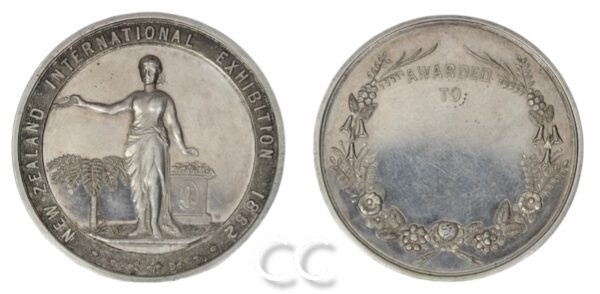 NZ Exhibition Silver Medal 1882