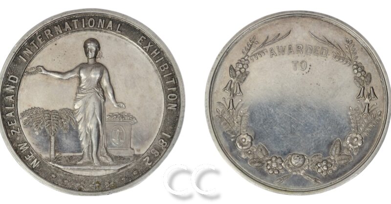 NZ Exhibition Silver Medal 1882